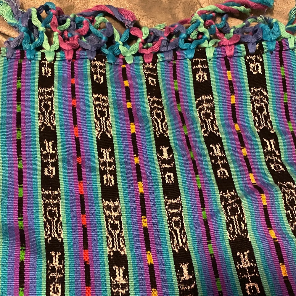 Colorful Striped table runner - Picture 4 of 4